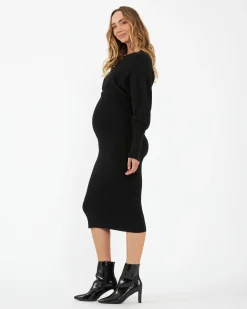 Sloane Knit Dress  Black