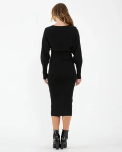 Sloane Knit Dress  Black