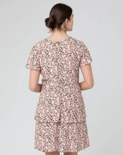 Sophia Layered Dress Black