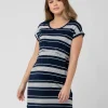 Stevie Nursing Nightie Navy / White / Black