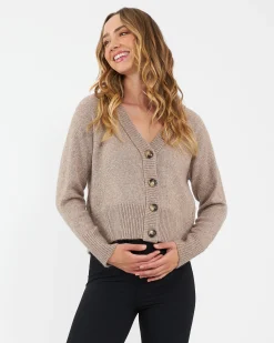 Sunday Knit Cardigan Mocha