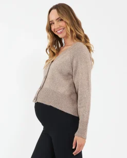 Sunday Knit Cardigan Mocha