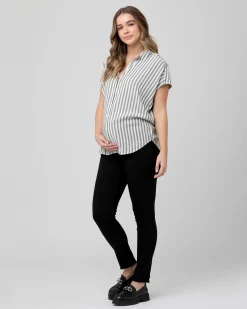Suzie Super Straight Pant Black