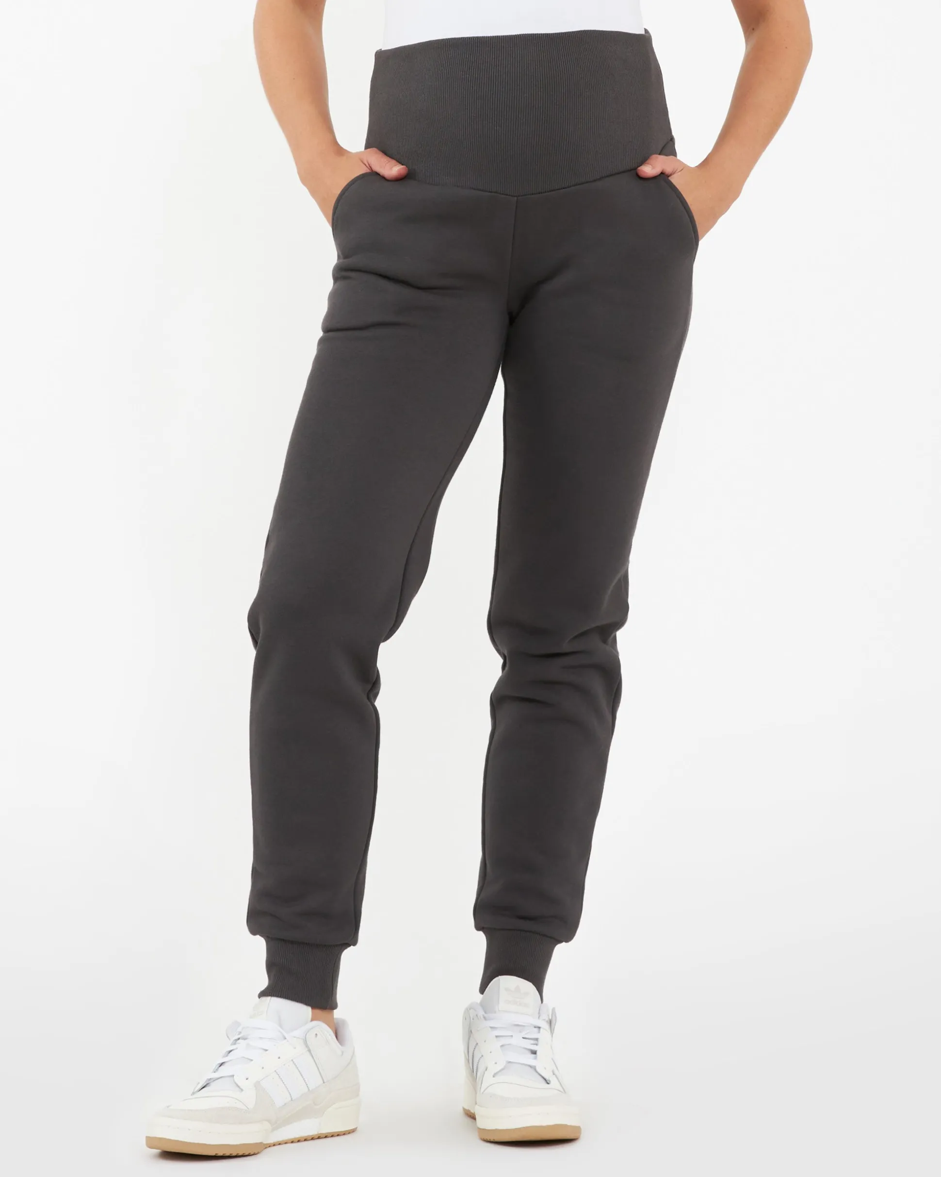 Taylor Over Tummy Joggers Slate