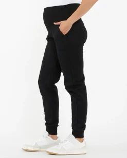 Taylor Over Tummy Joggers  Black