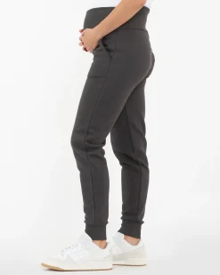 Taylor Over Tummy Joggers Slate