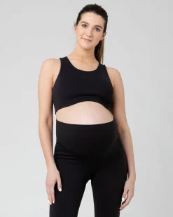 Tempo Crop Top Black
