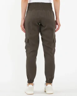 Tencel Off Duty Cargo Pant Chocolate