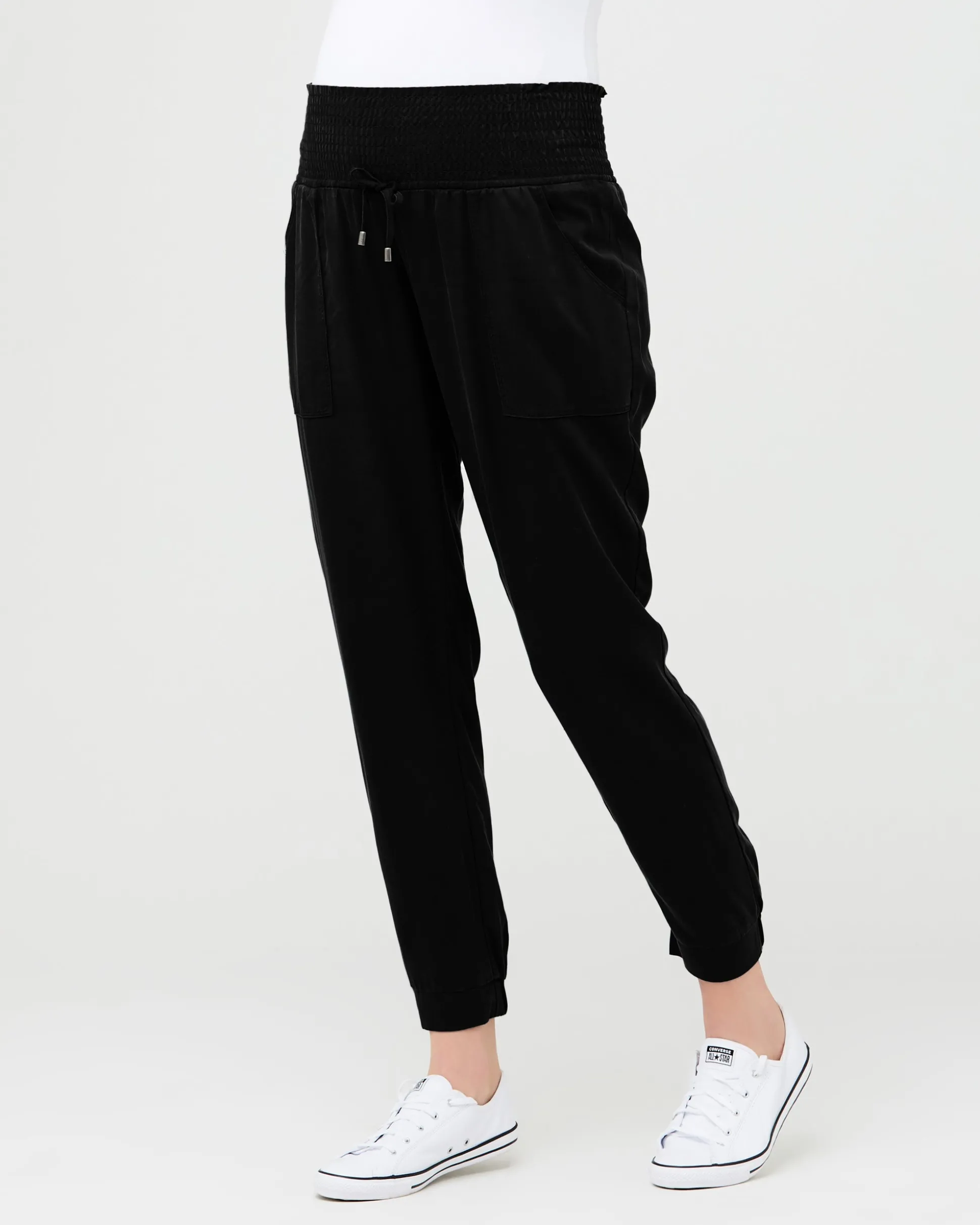 Tencel Off Duty Pant Black
