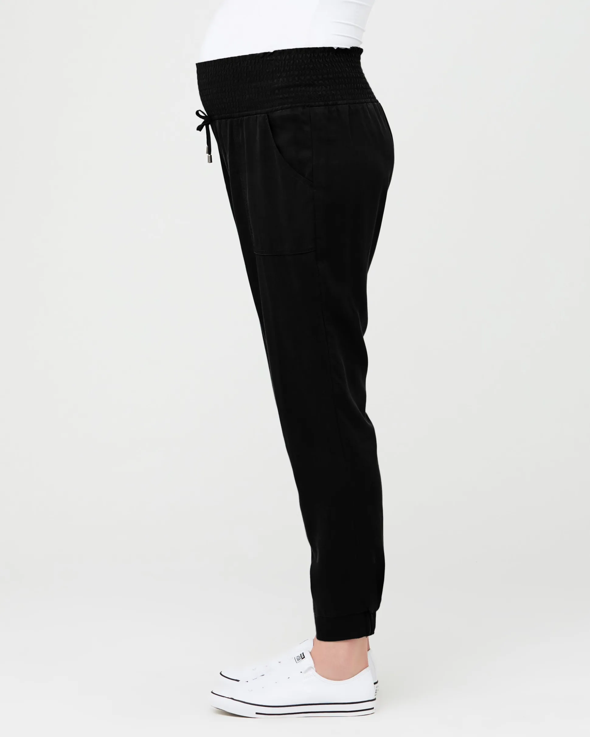 Tencel Off Duty Pant Black