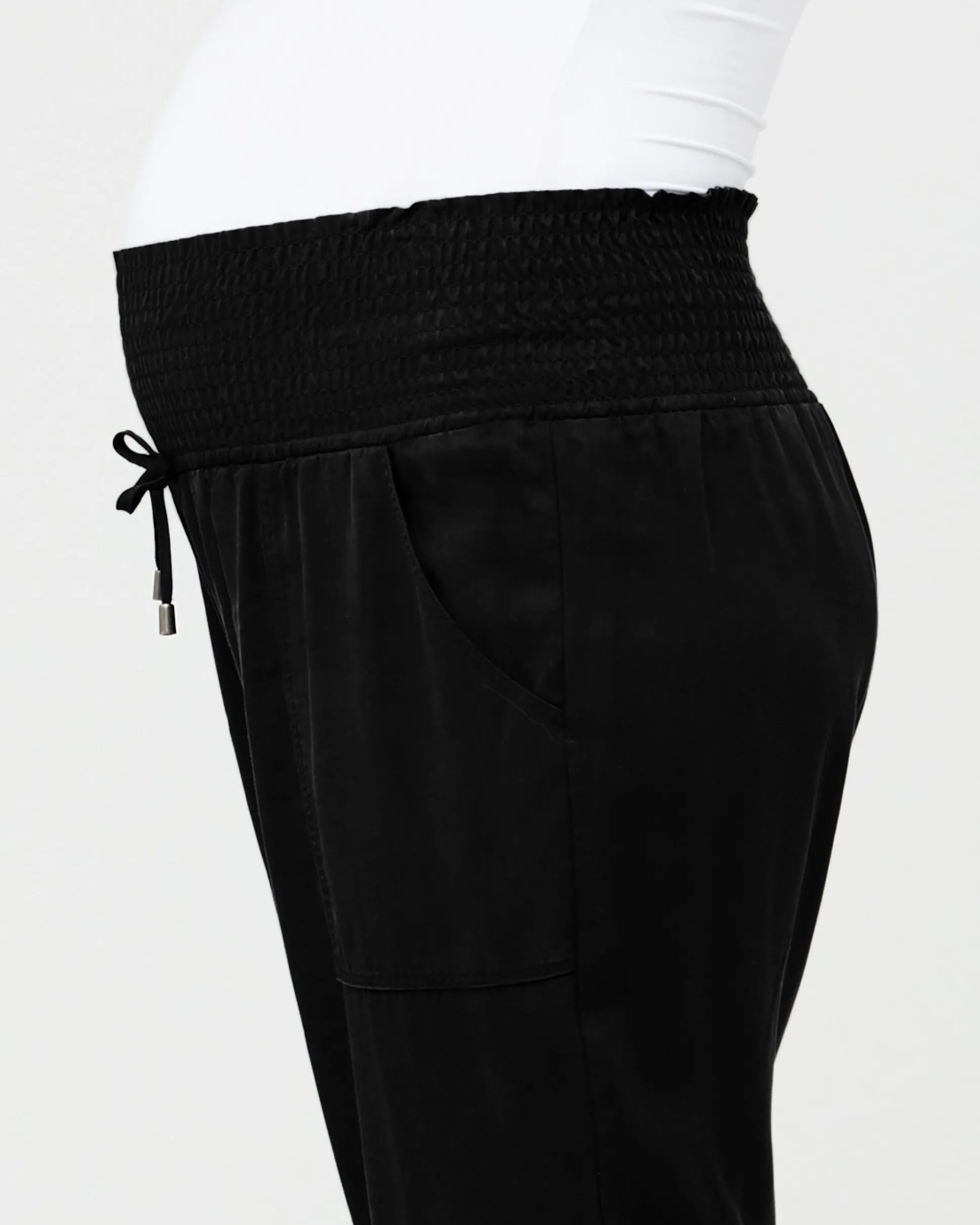 Tencel Off Duty Pant Black