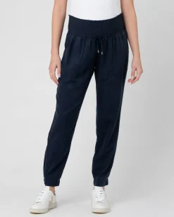 Tencel Off Duty Pant Navy