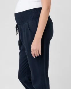 Tencel Off Duty Pant Navy