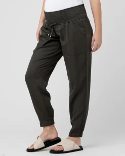 Tencel Off Duty Pant Olive