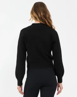 Tiffany Crop Knit Cardi  Black