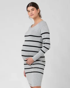 Valerie Tunic Dress Grey/Black
