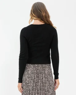 Willa Nursing Knit Black