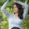 Willa Nursing Knit Silver Marle
