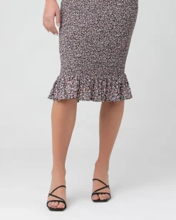 Willow Shirred Dress  Black